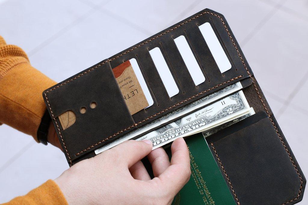 Ví dài gập đôi nam