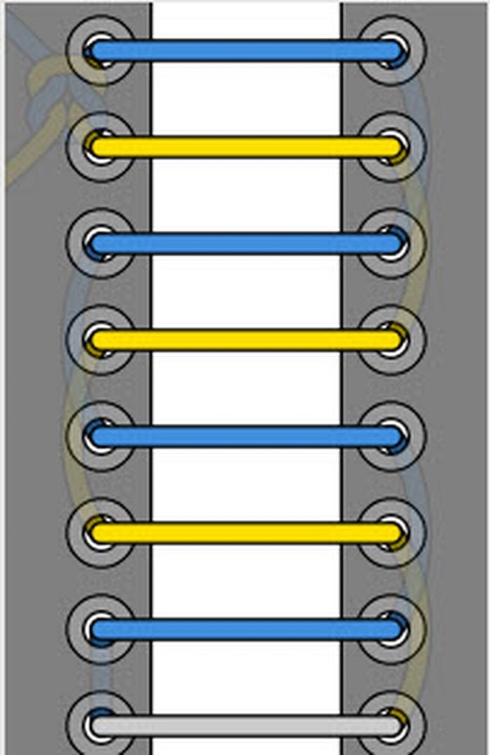 Cách thắt giấu nút buộc dây