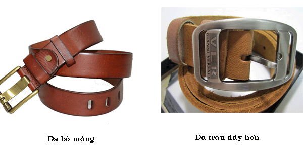 Bạn có thể sờ tay lên bề mặt da để nhận biết và phân biệt