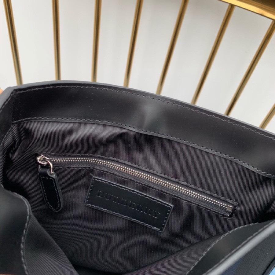 Túi đeo chéo Burberry siêu cấp họa tiết kẻ xanh TDCB07