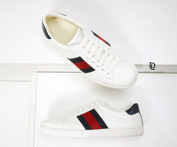 Gucci Ace White Blue Red Like Auth