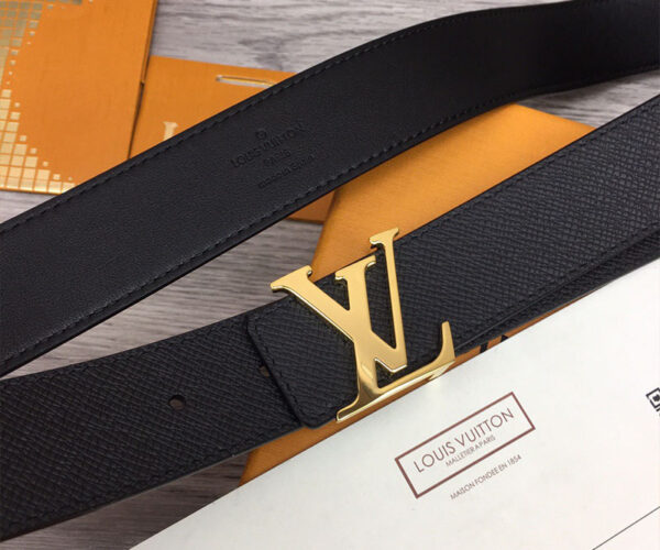 Thắt lưng Louis Vuitton like au da taiga họa tiết logo TLLV98