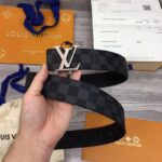 Thắt lưng Louis Vuitton like au họa tiết dây hai mặt caro TLLV94