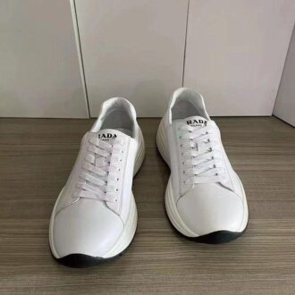 Giày thể thao Prada like au họa tiết màu trắng GLP46