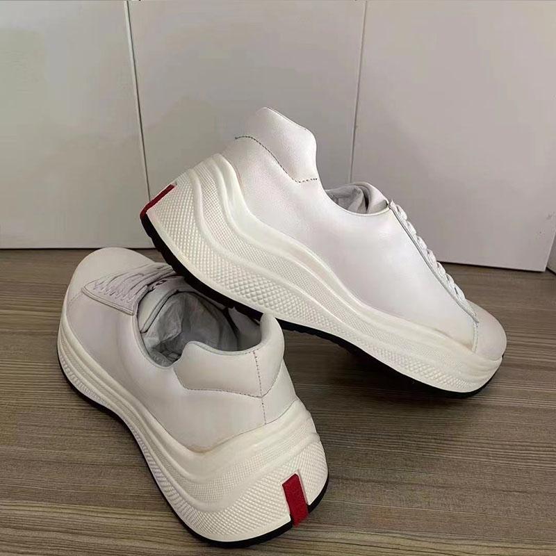 Giày thể thao Prada like au họa tiết màu trắng GLP46