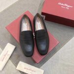 Giày lười Salvatore Ferragamo like au đế cao da trơn tag ẩn GLSF33