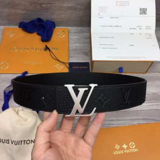 Thắt lưng Louis Vuitton siêu cấp da nhăn họa tiết hoa chìm TLLV99