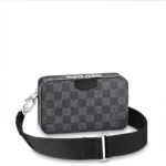 Túi đeo chéo Louis Vuitton like au Alpha Wareable Wallet Damier Graphite TDCLV31