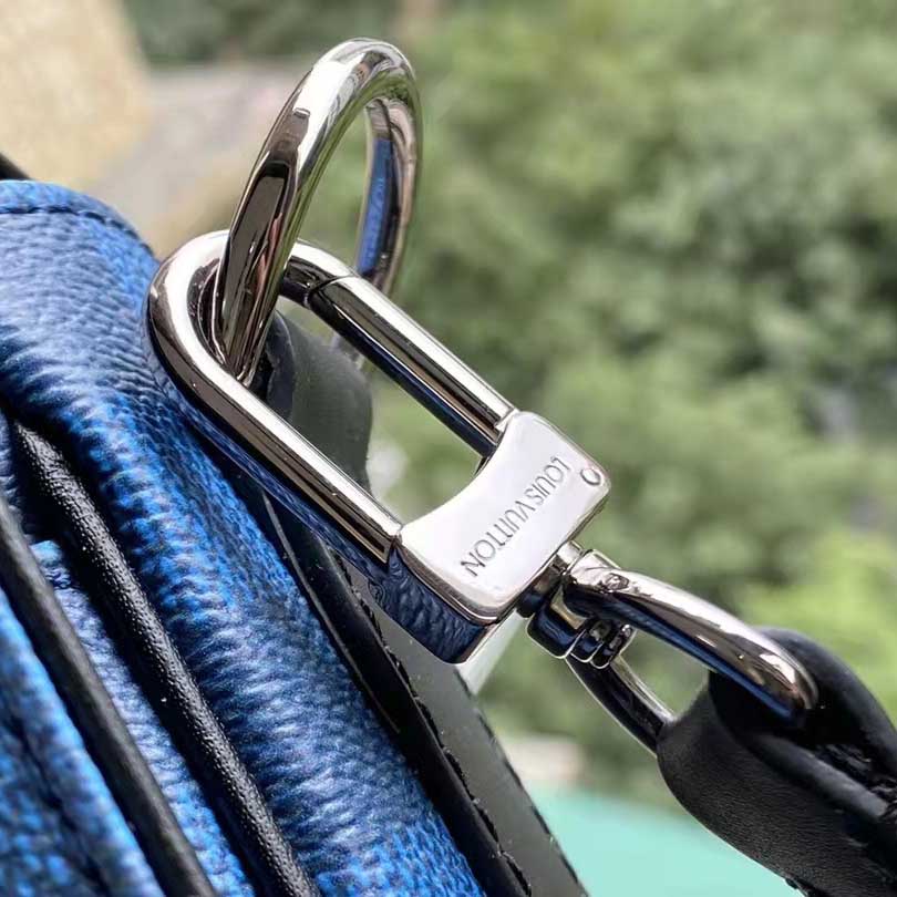 Túi đeo chéo Louis Vuitton like au Studio Messenger Blue Damier Graphite TDCLV29