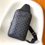 Túi đeo chéo LV Avenue Slingbag Damier Graphite caro đen Like Auth