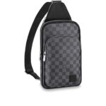 Túi đeo chéo LV Avenue Slingbag Damier Graphite caro đen Like Auth