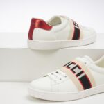 Giày Gucci ACE Stripe Like Auth màu trắng