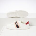 Giày Gucci ACE Stripe Like Auth màu trắng