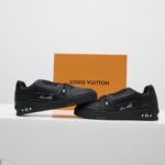 Giày Louis Vuitton LV Trainer Black Wool Like Auth màu đen