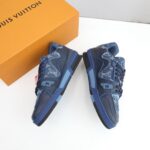 Giày Louis Vuitton LV Trainer x Nigo Blue Demin Like Auth màu xanh