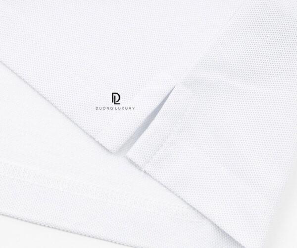 Áo Polo Dior nam trắng hoạ tiết logo chữ trắng