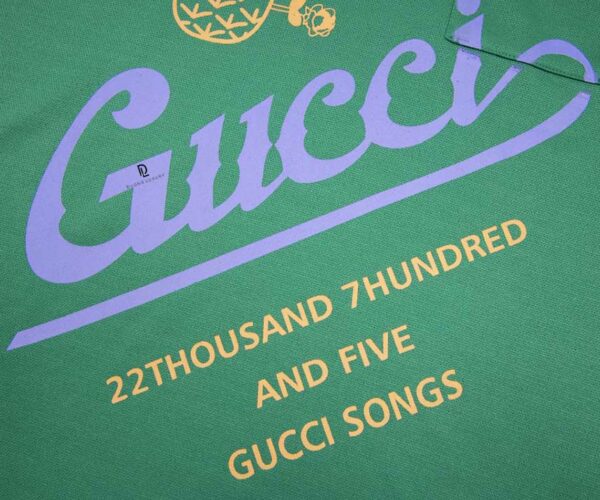 Áo Polo Gucci Pineapple màu xanh Like Auth