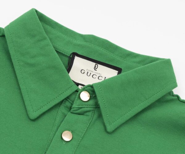 Áo Polo Gucci xanh họa tiết tai thỏ Like Auth