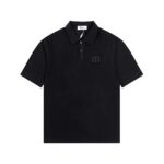 Áo Polo nam Dior CD Icon Black màu đen Like Auth