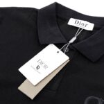 Áo Polo nam Dior CD Icon Black màu đen Like Auth