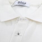 Áo Polo nam Dior CD Icon White màu trắng Like Auth