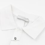 Áo Polo nam Dior white hoạ tiết thêu hổ Like Auth màu trắng