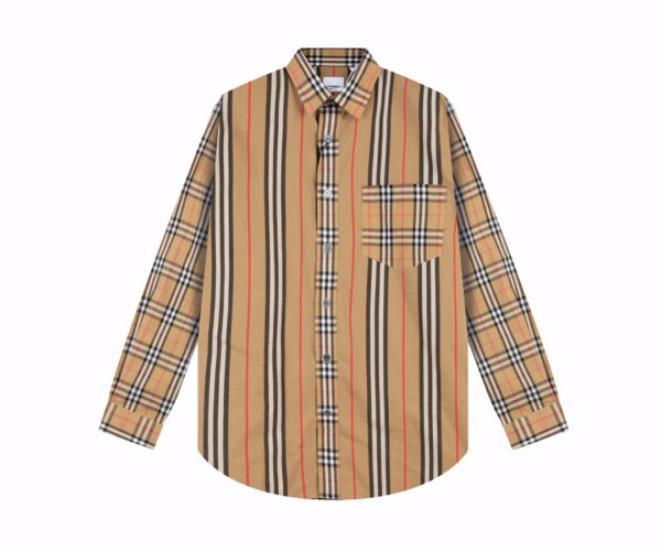 Áo Sơ Mi Burberry Classic Fit Patchwork Cotton Poplin Shirt