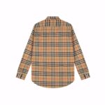 Áo Sơ mi Burberry dài tay Vintage thêu ngựa trắng