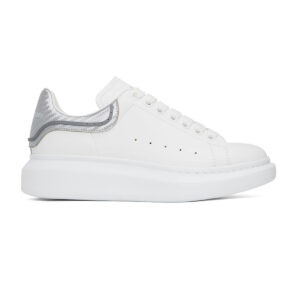 Giày Alexander McQueen White Larry Sneakers màu trắng