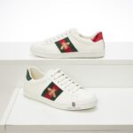 Giày Gucci Ace Bee thêu Ong màu trắng Like Auth