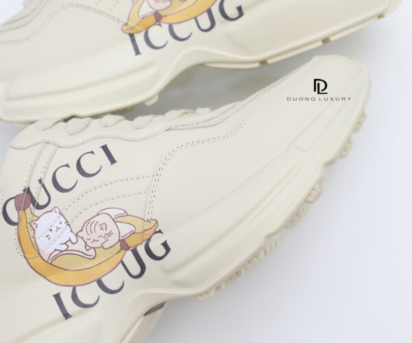 Giày Gucci Bananya Rhyton Sneaker họa tiết quả chuối