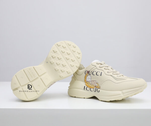 Giày Gucci Bananya Rhyton Sneaker họa tiết quả chuối