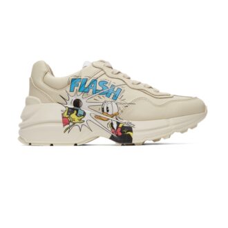 Giày Disney x Gucci Donald Duck Rhyton Sneaker Like Auth