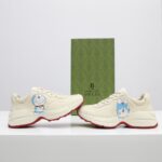 Gucci Doraemon x Gucci Rhyton Sneaker Like Auth