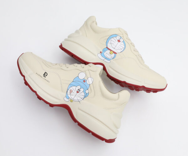Giày Gucci Doraemon x Gucci Rhyton Sneaker Like Auth