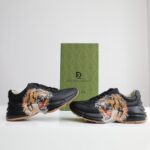 Giày Gucci Rhyton Black Tiger họa tiết đầu hổ Like Auth