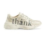 Giày Gucci Rhyton 'Think/Thank' Print Sneaker Like Auth