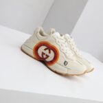 Giày Gucci Wmns Rhyton 'Interlocking G and Hearts' Like Auth