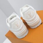 Giày Louis Vuitton LV Trainer Beige Monogram Demin Like Auth