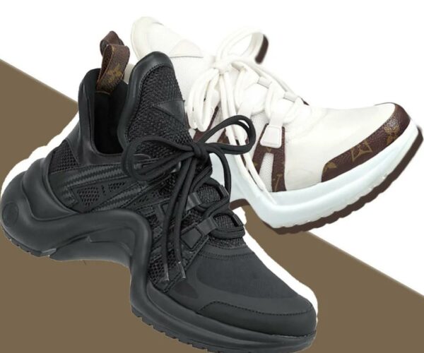 Giày Archlight Trainer Monogram Full Black có thiết kế vô cùng đặc biệt