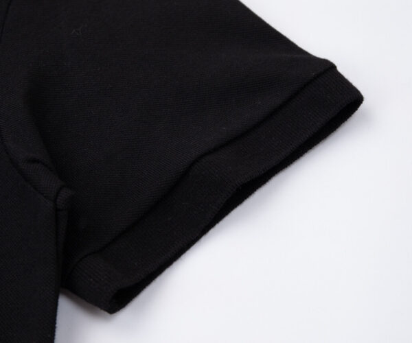 Áo Polo Dior Atelier Embroidered Black ngực thêu chữ