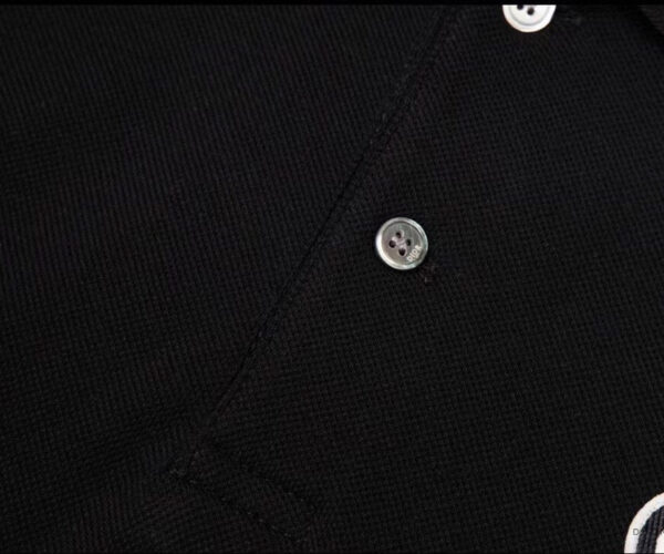 Áo Polo Dior Black Heart hoạ tiết logo trái tim