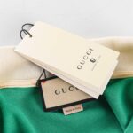 Áo Polo Gucci Green GG Embroidered màu trắng xanh