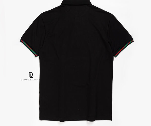Áo Polo Gucci màu đen logo tròn Like Auth