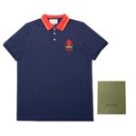 Áo Polo Gucci Onion Patch xanh navy Like Auth