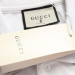 Áo Polo Gucci white họa tiết thêu ngựa màu trắng