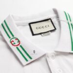 Áo Polo Gucci white họa tiết thêu ngựa màu trắng