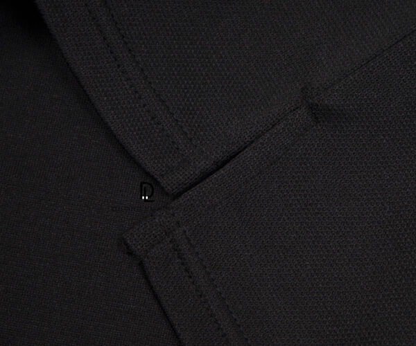 Áo Polo nam Dior màu đen hoạ tiết ngực thêu chữ