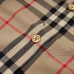 Áo sơ mi Burberry Poplin with Check Pattern họa tiết caro