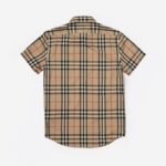 Áo sơ mi Burberry Poplin with Check Pattern họa tiết caro